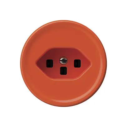 Presa origin 1×tipo 23 16A 230V 60×60mm arancione 