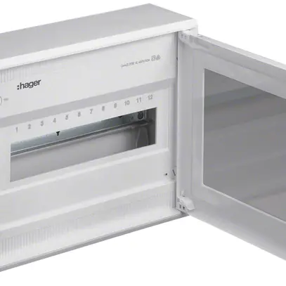 Distributeur tehalit 12 modules gris clair 
