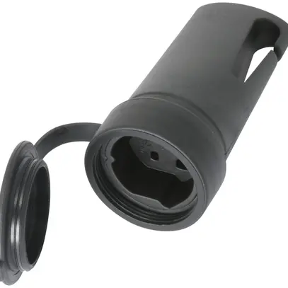 Presa mobile di gomma MH T25 16A 250/400V nero Top-Tec 