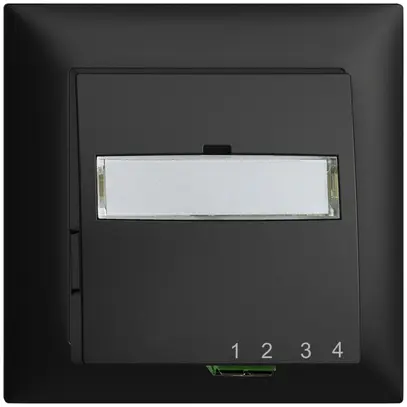 Scatola di raccordo INC FTTH EDIZIOdue FH 1×LC APC Duplex FMI nero 