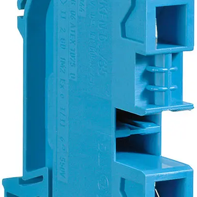 Durchgangs-Reihenklemme Hager 6mm², N, 800V, Steckklemme, seitlich offen 