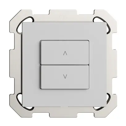 Station secondaire pour interrupteur stores ENC 1c/2t WLAN Edue Wiser gris clair 