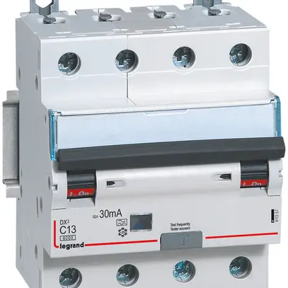Fehlerstrom-/Leitungsschutzschalter Legrand C 4P 13A 6000A 30mA Typ A 