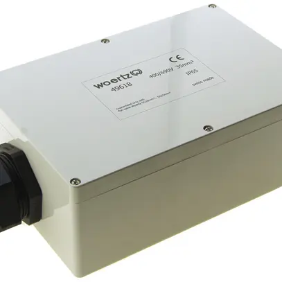 Scatola di connessione per cavo piatto Woertz 5G16/25mm² IP65 grigio 