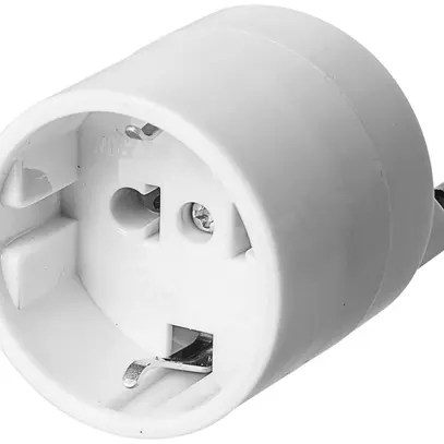 Adaptateur Steffen prise Europa fiche Europa 10A avec fusible 