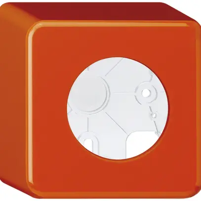 Scatola AP basico arancione h=54mm Ø43mm 