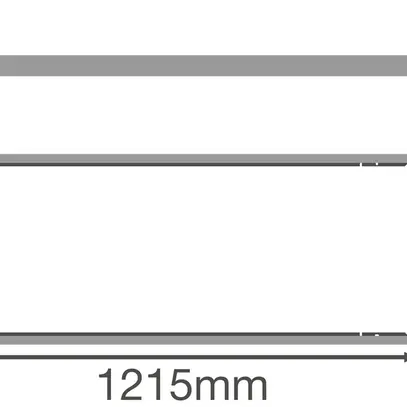 Cadre pour montage AP LEDVANCE MOUNT KIT H70 aluminium 1215×315×72mm blanc 