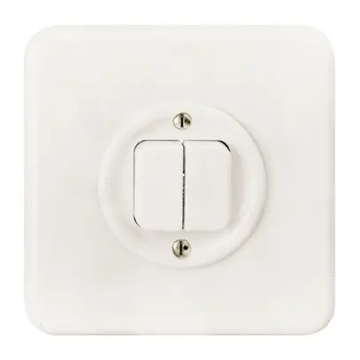 Kit frontale INC FH bianco, per interr./pulsante doppio 