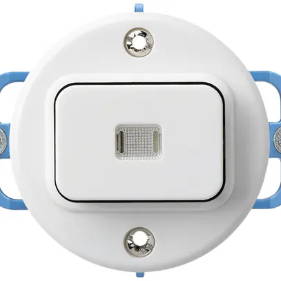 Inserto per interruttore luminoso INC basico 6/1L bianco 