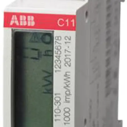 Compteur d'énergie AMD ABB C11 110-301 IEC, monophasé 