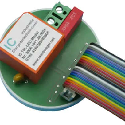 Modulo pulsante INS digitalSTROM IC T8L-LED, per sensore tattile Gira, ottuplo 