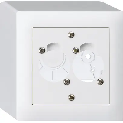 Kit di montaggio AP per 2 XLR kallysto bianco 