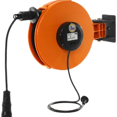 Enrouleur auto.de câble Demelectric FT 350.0315 CH 1×T13 15m 3×1.5mm² IP20/44 