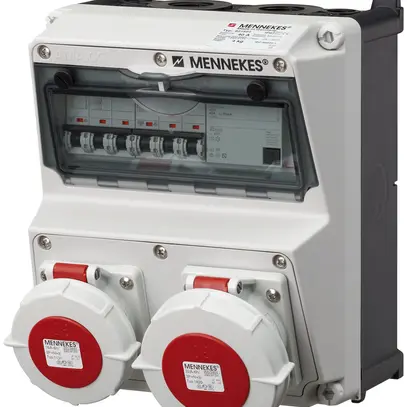 Distributore murale Mennekes AMAXX IP67 gr/ne 