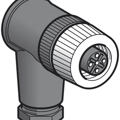 Presa mobile Schneider electric M12 a gomito 5p Pg7 metallo 