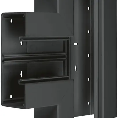 Raccordo T Hager BR 65×170mm coperchio 80mm nero 