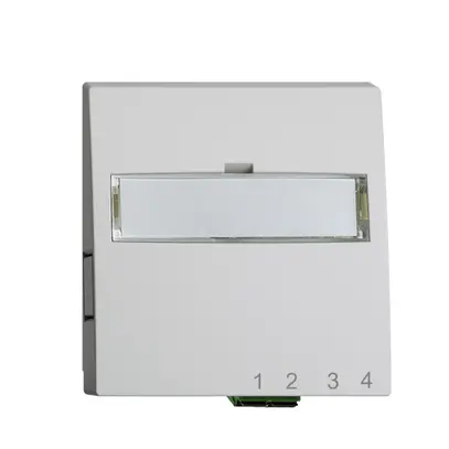 Scatola di raccordo INC FTTH EDIZIOdue FH 1×LC APC Duplex F grigio chiaro 