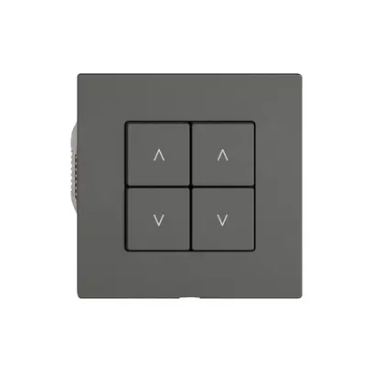 Station secondaire stores EDIZIO.liv Wiser SNAPFIX® 2 canaux 4 touches grf 