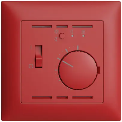 Thermostat d'ambiance ENC EDIZIOdue berry avec sonde et horloge 