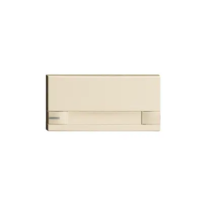 Tasto 1/2 KNX/elettronic.c. LED+cart. EDIZIOdue comando 2×crema 