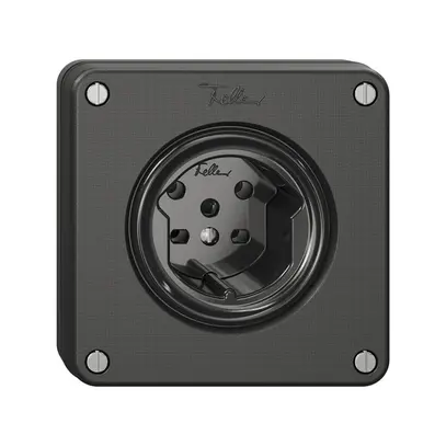 Presa NUPU NEVO, 1×T15, nero 