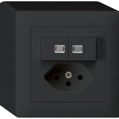 Combinaison lumineuse AP 3/1P+A-R+T13 noir kallysto 