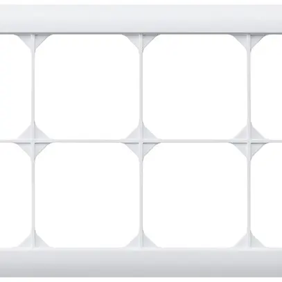 Telaio di copertura INC kallysto.line 2×4 bianco orizzontale 152×272mm 