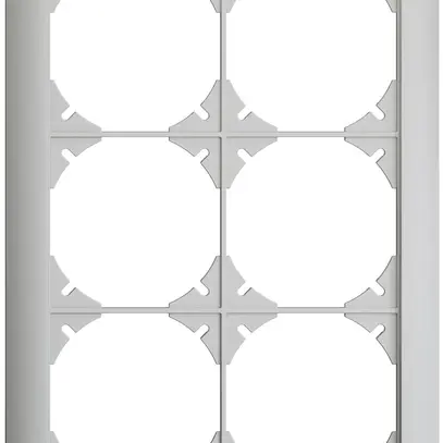 Telaio di copertura EDIZIOdue 2×3 grigio chiaro 