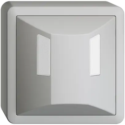 Rilevatore di movimento AP 180° dimm. PIRI EDIZIOdue grigio chiaro 