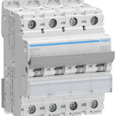 Disgiuntore Hager MCB 4P 415V tipo C 1A 4UM 