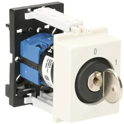 Interruttore a chiave AMD K&N, 10A/440V 0/2L, "0-1" 