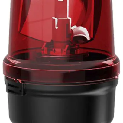 Feu tournant LED WERMA 885 24VAC/DC montage sur tube rouge 