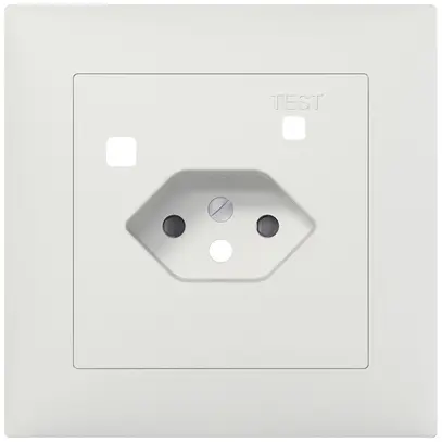 Kit frontal SIDUS B pour prise FI T13 avec shutter blanc 