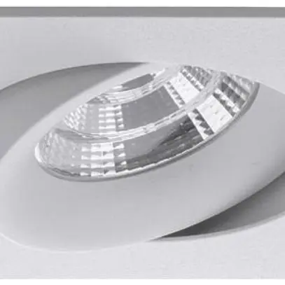 Downlight LED INC Brumberg 6W 350mA 3000K 95×95mm Ø INC=83mm IP20 blanc mat 