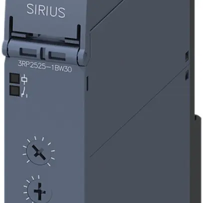 Relè a tempo Siemens SIRIUS 3RP25 12…240VUC 2C re 0.05s…100h a vite 
