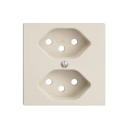 Placca frontale 2×T13 EDIZIOdue crema 