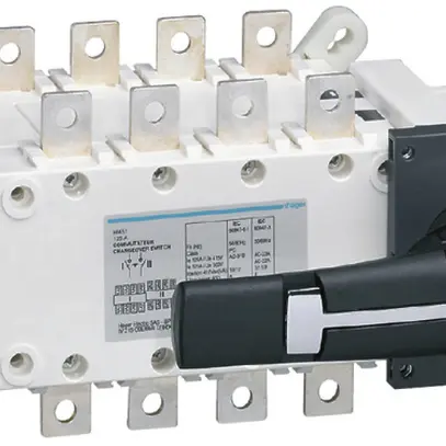 EB-Lastumschalter Hager 4L 125A für Montageplatte 