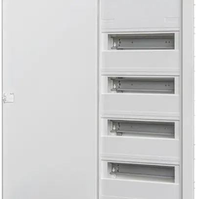 Coffret pour paroi creuse SE Resi9 KV 4 rangées / 12UM / 361×311×92mm 