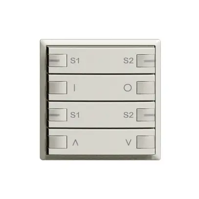 Kit frontale ON-OFF mot.scena 2c/4t ZEP EDIZIOdue grigio chiaro 