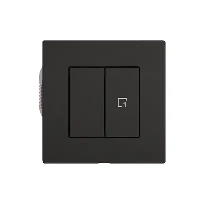 Interruttore a pulsante EDIZIO.liv Wiser SNAPFIX® 1 scena 2 tasti WLAN ne 