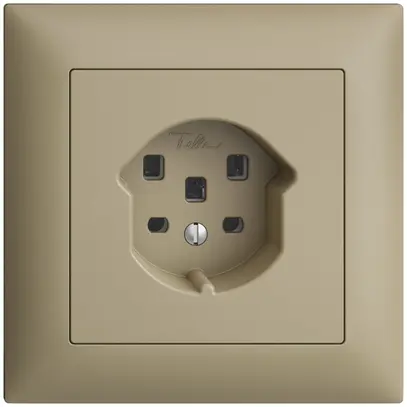 Presa INC EDIZIOdue T25 16A sand, con morsetti innest. 