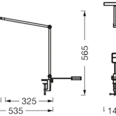 Lampada da tavolo LED LEDVANCE Sun@Home Clip 15W 600lm 920…950 REG bianco adatt. 