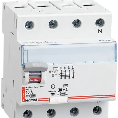 Disgiuntore monoblocco Legrand 4L 40A 30mA tipo A 