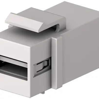 Module USB Cecoflex AVM-0008, Keystone, USB-A/USB-B 2.0, blanc 