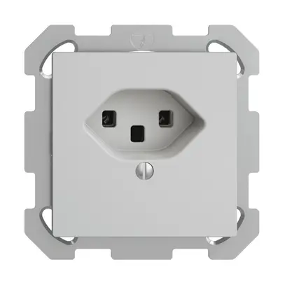 Presa INC EDIZIOdue T23 16A grigio chiaro, morsetti a vite 