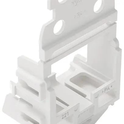 Befestigungsadapter WAGO m.Zugentlastung für 10×4mm² TH15 ws 