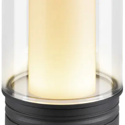 Testa d.lampa.LED SLV M-POL M Clear DALI 19W 1150lm 927/930 IP65 Ø122.6mm antr. 