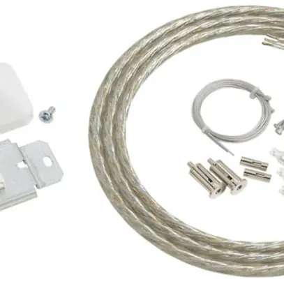 Kit di sospensione Rana con cavo di collegamento 3×1.5mm² trasparente, 1.5m 