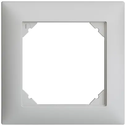UP-Kopfzeile EDIZIOdue SNAPFIX® 1×1 horizontal und vertikal 88×88mm hellgrau 