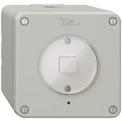 Interruttore AP 1K/1T NEVO Wiser grigio chiaro 